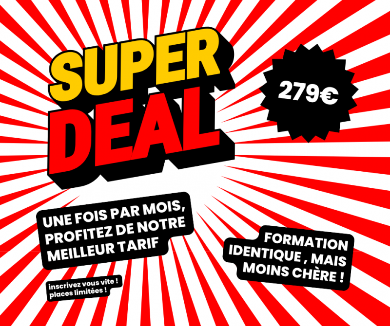 Formule promotionnelle mensuelle GREAT DAY : permis côtier à 279€ TTC à Aix en Provence